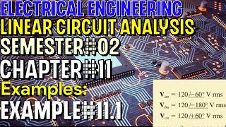 Linear Circuit Analysis  Chapter11  Example111  Basic Engineering Circuit Analysis [upl. by Arhez781]