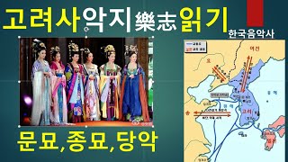 고려시대 음악1 고려사 악지 1 한국음악개론 한국음악사 Korean music history Goryeo Dynasty music [upl. by Atnohs]