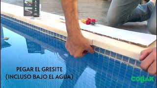 REPAIR  POOL para ARREGLAR GRESITES SKIMMERS y TUBERÍAS [upl. by Caria]