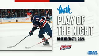 OHL Play of the Night presented by MilkUP Beckett Sennecke are you serious 😱 [upl. by Ayital]