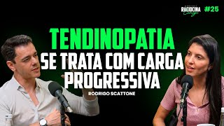 Tendinopatia se trata com carga progressiva Rodrigo Scattone  Raciocina Comigo Podcast 25 [upl. by Nunes629]