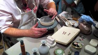 Wedgwood Jasperware making demo 2 [upl. by Ecnal]