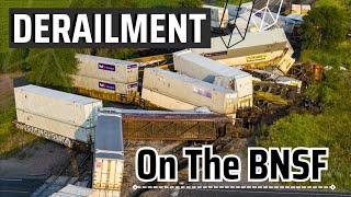 Train Derailment in Big Lake [upl. by Bencion303]