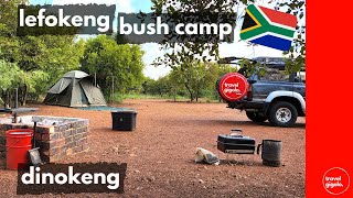 Campsite Review Lefokeng Bush Camp Dinokeng Game Reserve GautengSouth Africa [upl. by Rossner]