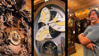 LIVE at Champ’s Clock Shop Tour With The Big Cuckoo Clock 🤯👀  TikTok LIVE Archive 6202024 [upl. by Cain]