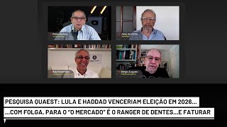 Pesquisa Quaest Lula e Haddad venceriam com folga a eleição presidencial em 2026 [upl. by Marks]