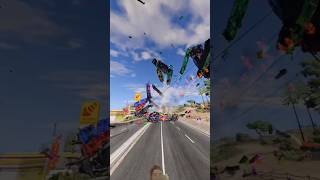 Mixed Colour Cars amp Buses Fall Crashing BeamNG Drive youtubeshorts [upl. by Medeah]