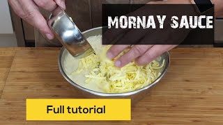 How to make a Mornay sauceFull tutorial [upl. by Eydnarb]