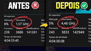 Como Aumentar Velocidade do Processador ou CPU   Tutorial Windows 10 e 11 [upl. by Nesyla]