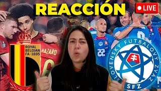 🔴BÉLGICA 🆚 ESLOVAQUIA⚪ EUROCOPA 2024  REACCIÓN DE COLOMBIANA  EN VIVO [upl. by Pellegrini684]