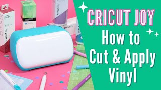 EASY How to Cut Smart Vinyl on Cricut Joy [upl. by Onirefes826]