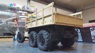 CROSS RC UC6 Ural 6x6 RC Truck Build amp Review Part 2 [upl. by Boy316]