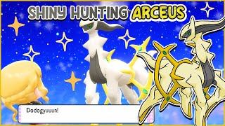 ✨ Shiny Hunting ARCEUS ✨ Pokemon Brilliant Diamond amp Shining Pearl [upl. by Idmann359]