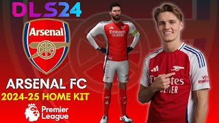 DLS 24 KITS ARSENAL 202425 HOME KIT 🔴⚪ [upl. by Ewold]