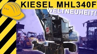 FUCHS MHL340F Umschlagbagger WELTNEUHEIT bei Kiesel  recycling aktiv amp TiefbauLive [upl. by Aicnatsnoc]