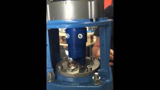 Goulds ESV Vertical Multistage Stainless Steel Water Pump coupling a liquid end and motor together [upl. by Tibbetts612]