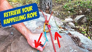 5 rappel rope retrieval techniques [upl. by Yecram]