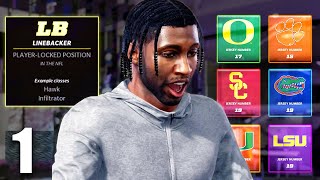 MADDEN 22 Face of the Franchise  LINEBACKER COLLEGE GAMEPLAY Road to the Draft Ep 1 [upl. by Ahtanaram525]