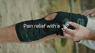 DonJoy OA GO knee brace  pain relief with a twist [upl. by Ardnaet]