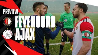 PREVIEW 📊  Feyenoord  Ajax  Halve finale TOTOKNVBBeker [upl. by Ecilayram]