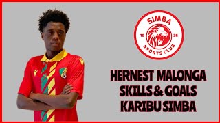 Hernest Malonga  Skills amp Goals 2023  Tazama uwezo wa mchezaji mpya wa Simba SC • Kusajiliwa Simba [upl. by Leonelle533]