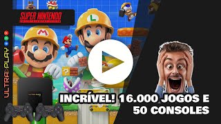 O INCRÍVEL VIDEO GAME RETRÔ COM 16000 JOGOS [upl. by Elodea]