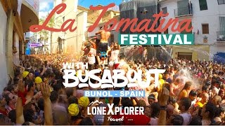 La Tomatina Festival with Busabout  Buñol Spain [upl. by Loredo681]