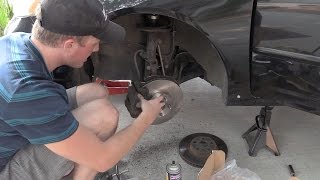 Corolla Brake Pad and Rotor Swap [upl. by Anyah54]