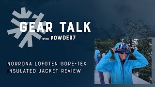 Norrona Lofoten GoreTex Insulated Womens Jacket Review  Powder7 [upl. by Ahtael]