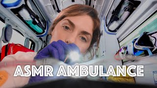 ASMR Ambulance  Concussion medicaldoctor roleplay [upl. by Zetnom]