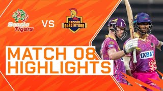 2023 Abu Dhabi T10 Match 8 Highlights Deccan Gladiators vs Bangla Tigers  Season 7 [upl. by Lachman465]