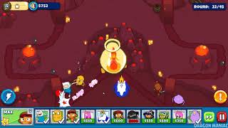 Bloons Adventure Time TD 77  Fire Trap Hard [upl. by Kayley319]