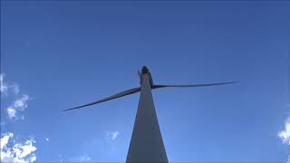 Enercon E  66 wind turbine and Dji Phantom 4 drone in action [upl. by Cary]