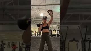 Alternating Tall Kneeling Thruster Form  Kettlebell Exercises [upl. by Nathalie]