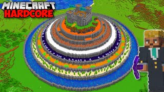 I Built The WORLDS SAFEST BASE in Minecraft Hardcore 101 [upl. by Yl]