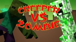 CREEPER VS ZOMBIE  ESPECIAL 1 MILLÓN  PARTE 2 [upl. by Tipton]