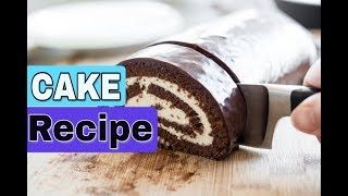 Cake  Chocolate cake  Swiss Roll Recipe  By Foodie Tech [upl. by Eeresid962]