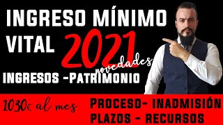 INADMISIÓN motivos del INGRESO MINIMO VITAL 2021REQUISITOS y CUANTÍASCÓMO PEDIRLOUN TIO LEGAL [upl. by Patin]