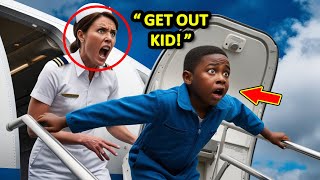 Racist Flight Attendant Kicked Black Boy Off Plane Got Her Karma The Next Day [upl. by Naamann]