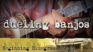 Bluegrass Banjo Lesson 39  How to Play Dueling Banjos [upl. by Afra232]