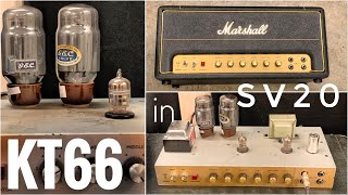 Putting KT66 Tubes in my Marshall Studio Vintage [upl. by Stubbs363]