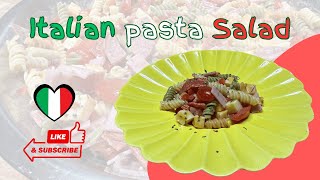 Easy Quick and Delicious Italian Pasta Salad [upl. by Odrarebe]