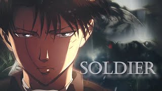 Shingeki no Kyojin AMV  SOLDIER [upl. by Anoid]