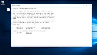 How To Edit Hosts File in Windows 10 [upl. by Anivel]
