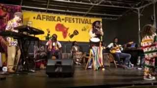 AFRIKA FESTIVAL WEILIMDORF 2014 mix live LAMP FALL RYTHM [upl. by Namlak785]