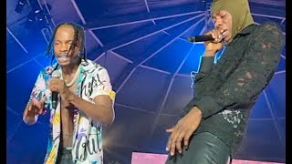 Fans Go Wild As Naira Marley calls Mohbad to perform with him on stage [upl. by Neumann]