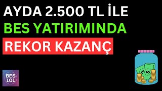 AYDA 2500 TL İLE BES SÖZLEŞMESİNDE REKOR GETİRİ  Bireysel Emeklilik Yatırım Motivasyon [upl. by Julian]