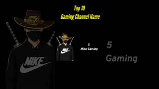 TOP 10🤫 Best Gaming Channel Names  Best YouTube Channel Name  Best Name for YouTube  shorts [upl. by Giffie]