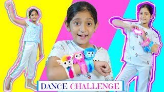 Kids DANCE CHALLENGE With Interactive Friend  Wrapples MyMissAnand ToyStars [upl. by Kaden]