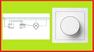 Dimmer Wechselschaltung anschließen Anleitung  Wechselschalter Dimmer Anschluss Schaltplan [upl. by Casimir]